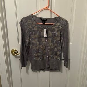 Brand new, fun, sparkly, lightweight sweater